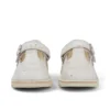 Unisex Kick T-Bar glitter schoenen voor baby’s, wit