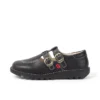 Unisex Kick T-Bar Goldie-schoenen voor volwassenen, zwart
