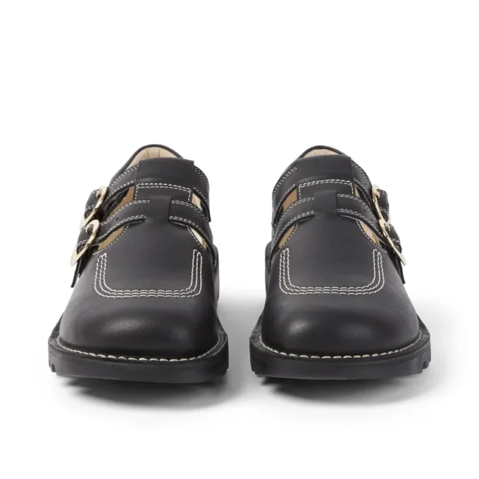 Unisex Kick T-Bar Goldie-schoenen voor volwassenen, zwart