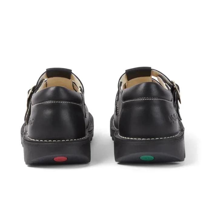 Unisex Kick T-Bar Goldie-schoenen voor volwassenen, zwart