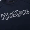 Unisex Kickers Classic Crew-sweatshirt voor volwassenen, marineblauw