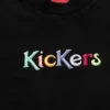 Unisex Kickers Classic T-shirt met korte mouwen voor volwassenen, zwart