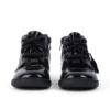 Unisex Playflex Hi Crinkle lakleren schoenen voor baby’s, zwart