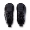 Unisex Playflex Hi Crinkle lakleren schoenen voor baby’s, zwart