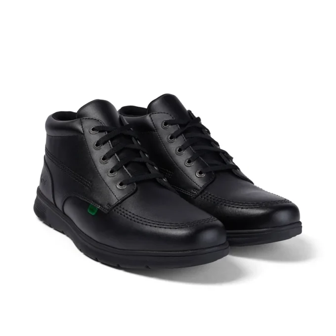 Volwassenen Unisex Kelland Hi Leer Zwart