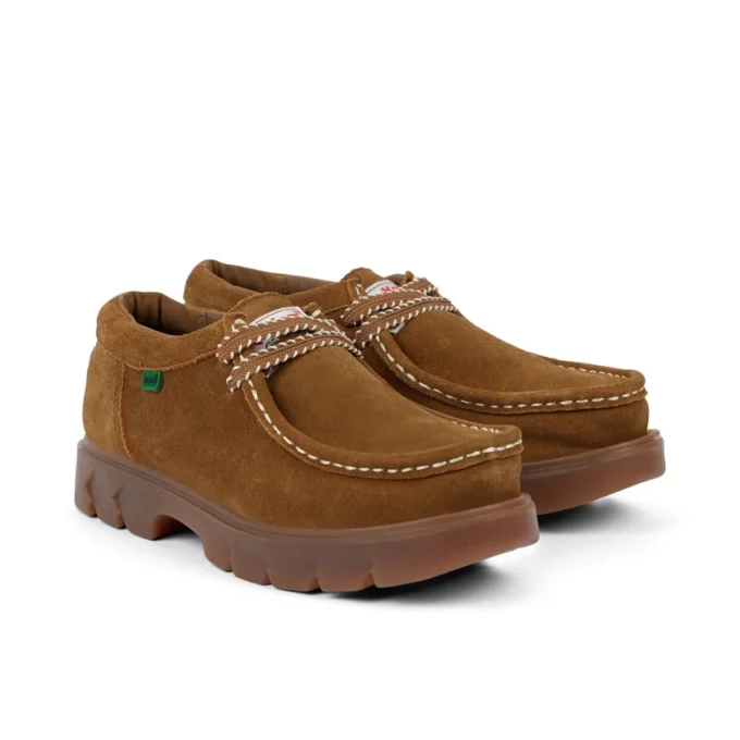Volwassenen Unisex Lennon Wall Suede Tan