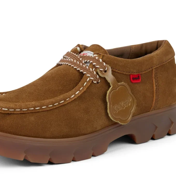 Volwassenen Unisex Lennon Wall Suede Tan